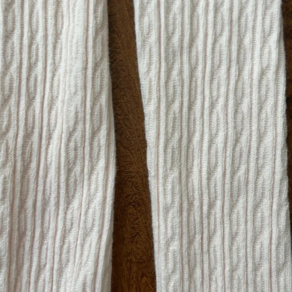 NWOT Janie and Jack Girl Petal Pink Cable Knit Tight